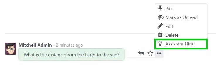 Tips for messages in integration with Odoo, Unitsoft