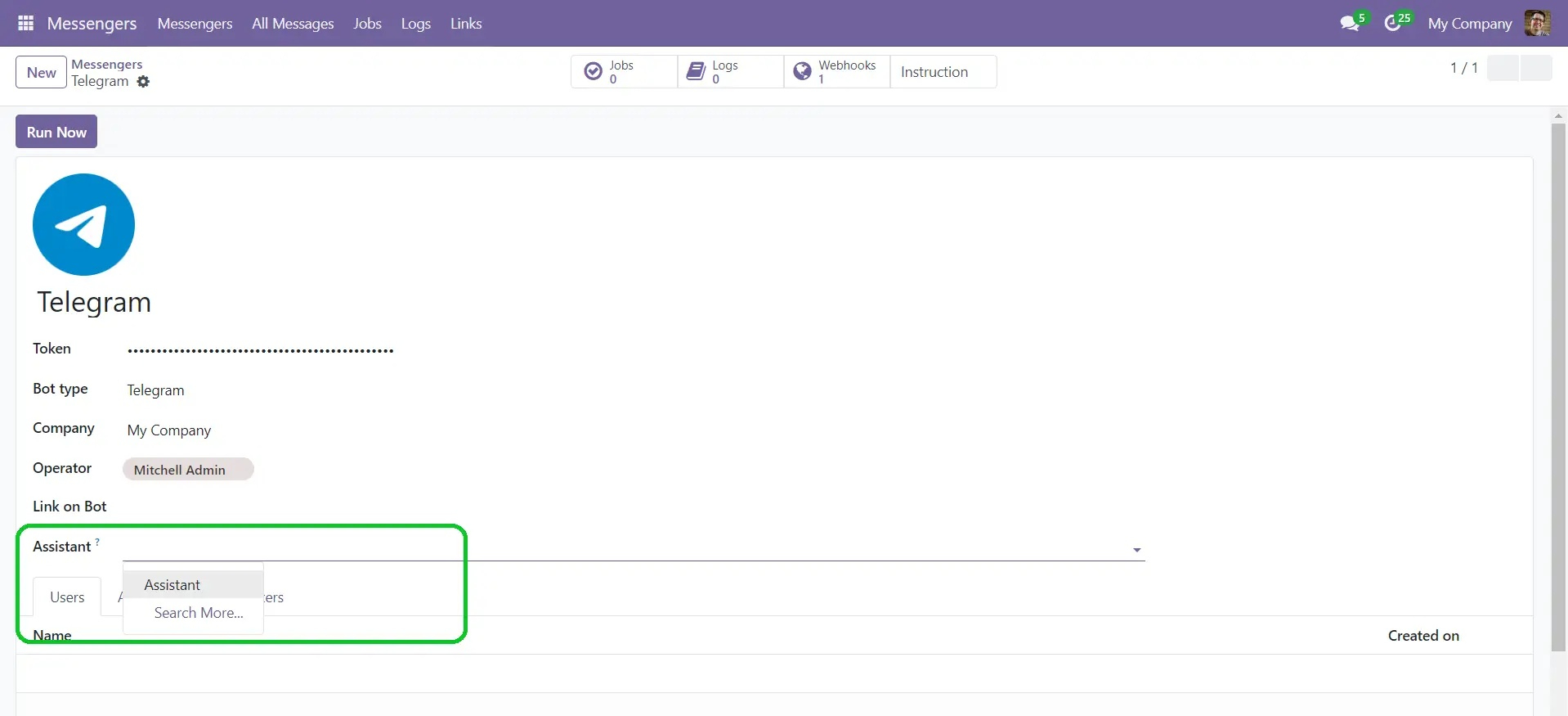 Integration with messengers, integration of Chat GPT with Odoo, Unitsoft