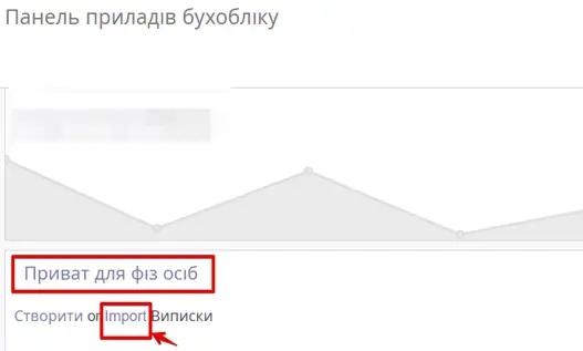 Створення або імпорт виписки